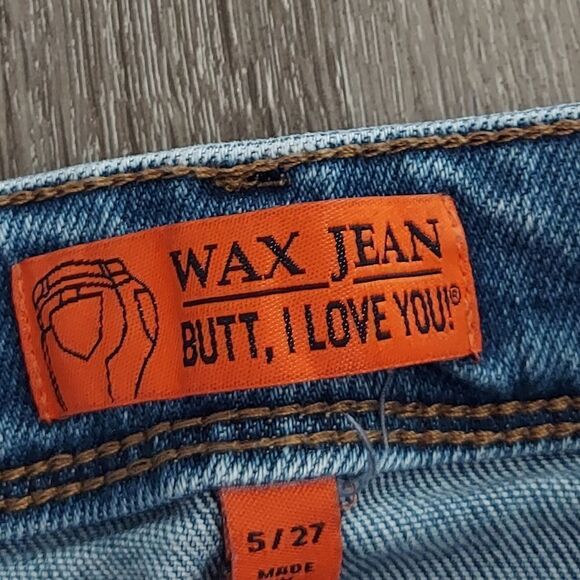 Wax Jean Butt, I Love You! High Rise Distressed Skinny Jeans 5/27 - Picture 3 of 8